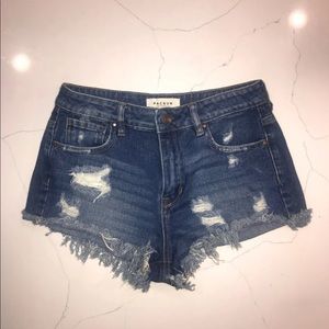 Pac Sun High Rise Denim Short - size 27